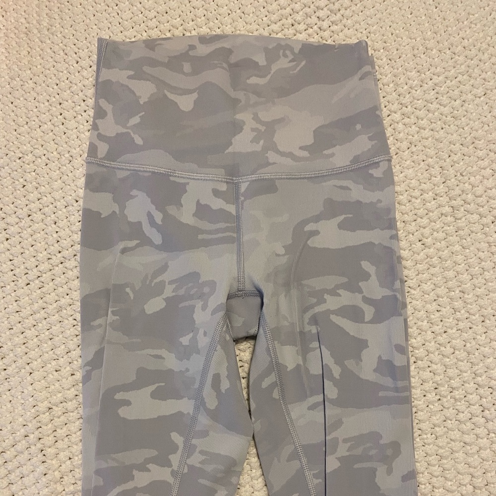 Lululemon White Camo Leggings